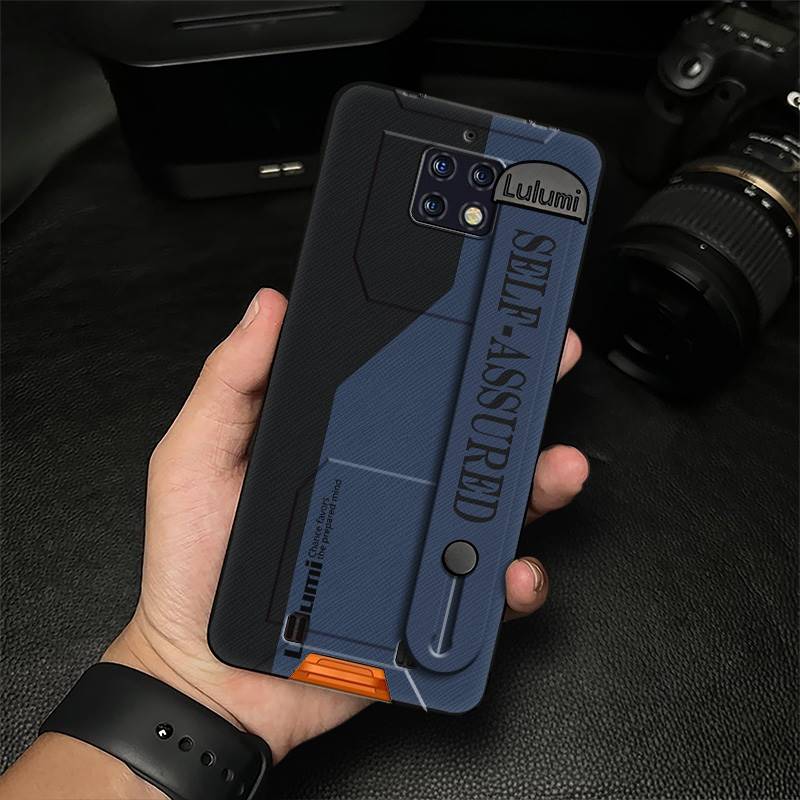 Commerce Masculine Phone Case For Oukitel WP6 Protective Wristband Geometry Waterproof Back Cover Anti-dust Silicone