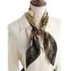 Spring and summer British style advanced sense sunscreen shawl versatile hot-selling cashew nut scarf simulation silk 71cm professional scarf women