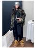 Girls' Camouflage Shirt Jacket: 2025 Spring/Autumn Fashion for Medium & Large Children