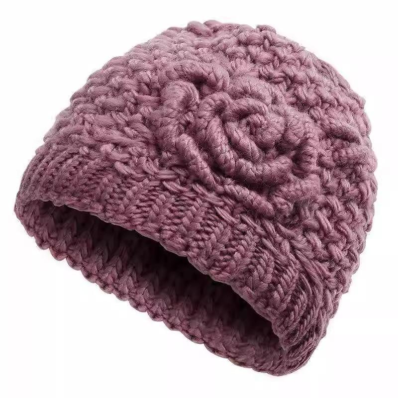 In the Elderly Hat Female Autumn and Winter Grandma Old Lady Wool Warm Velvet Mother Old Man Hat Cold Thickened