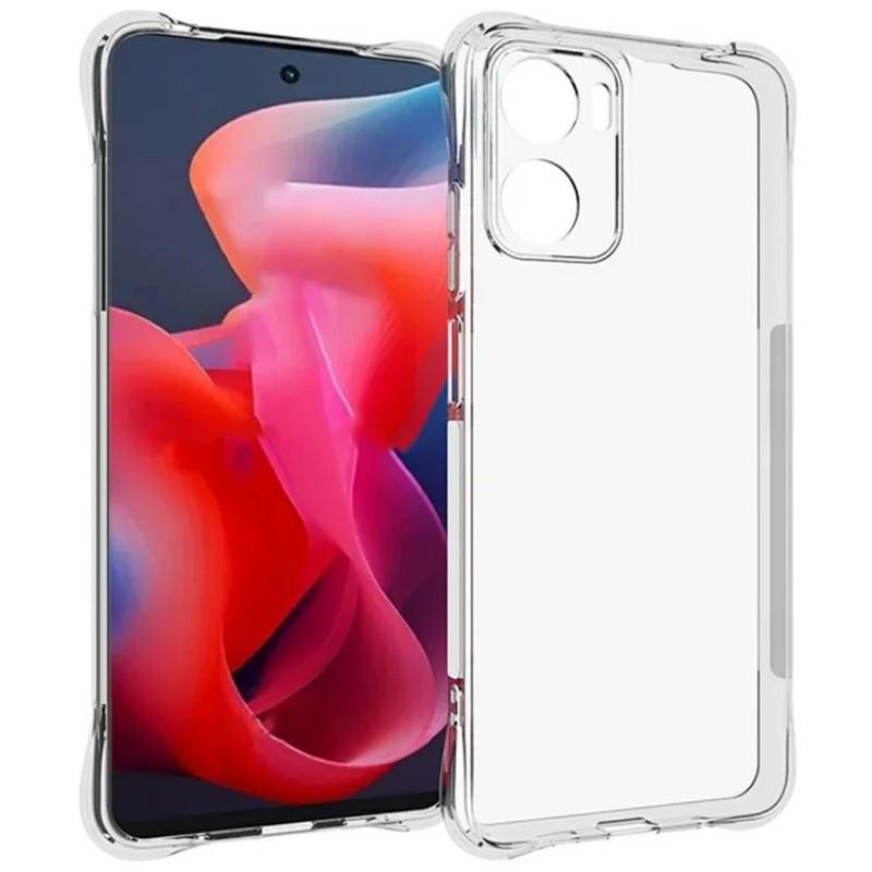 

Прозрачный ТПУ чехол для Motorola Moto G05 4G WANLONFENG серии TM 2.0мм задняя крышка телефона Transparent