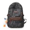 Schoolbag new junior high school schoolbag women's printed backpack large capacity leisure light travel backpack schoolbag couple