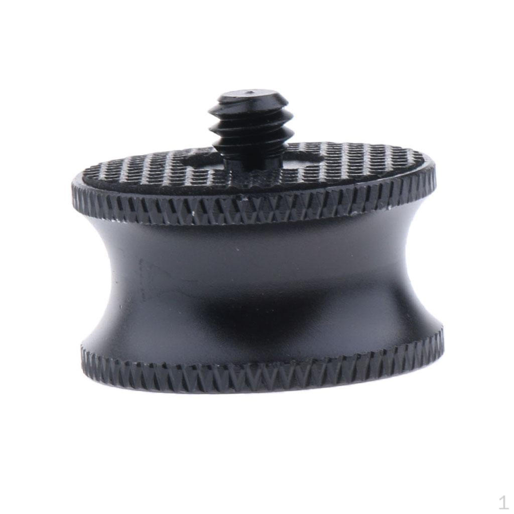 1 Piece 1/4 Male to 3/8 Female Screw Adapter Plate Converter for Camera Tripod Monopod Flash Light