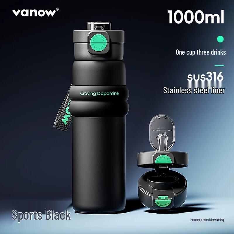 Vanow Large Capacity Stainless Steel Insulated Sports Bottle