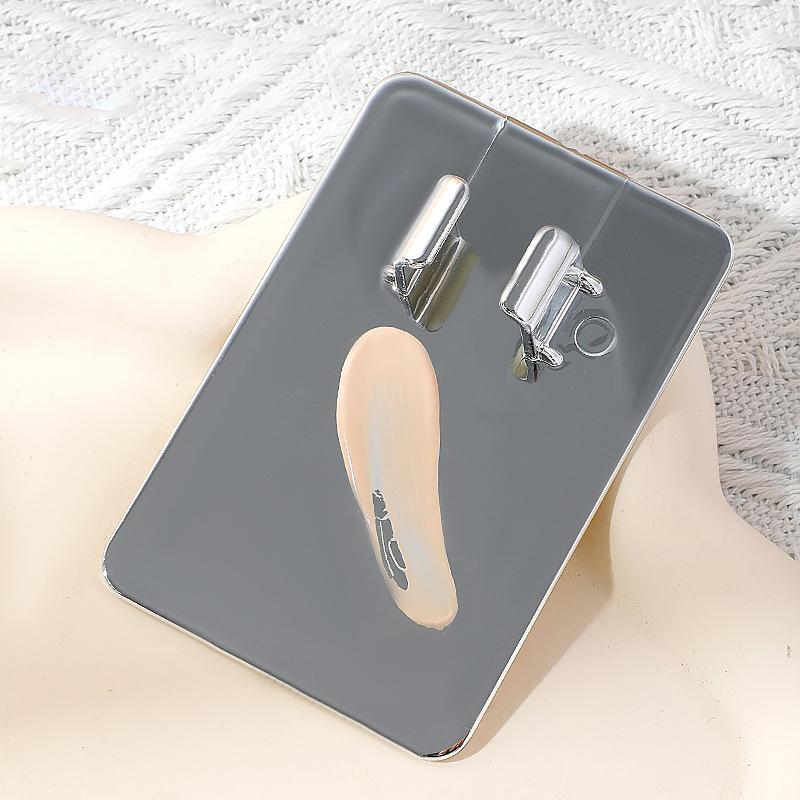 Colorful Palette Tray Mixing Ring Makeup Toner Spatula Liquid Mixing Foundation Cream Blending Cosmetic Make Up Tool For Travel
