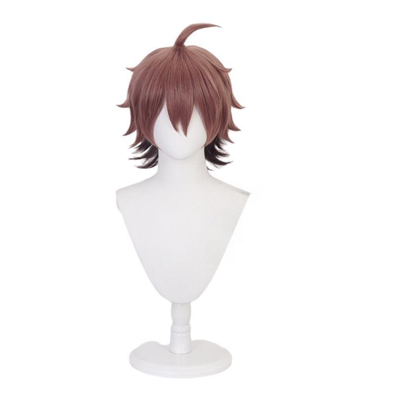 Anime Super Danganronpa Naegi Makoto Cosplay Costume Wig Top Inner Garment Pant Badge Full Set School Uniform Halloween Clothing
