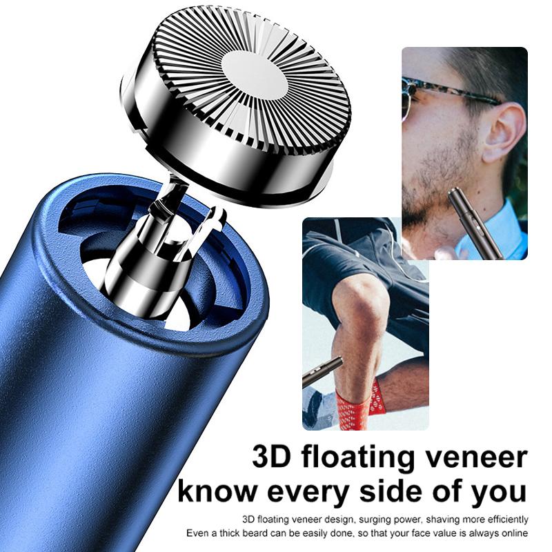 Electric Nose Hair Clipper Rechargeable Multi-Kinetic Shaving Two-In-One Unisex Fully Portable Automatic Nose And Ear Trimmer