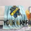 Custom Name AIK2 Flannel Blanket, High quality Comfortable for All Seasons, Home Decor, Warmth and Comfort