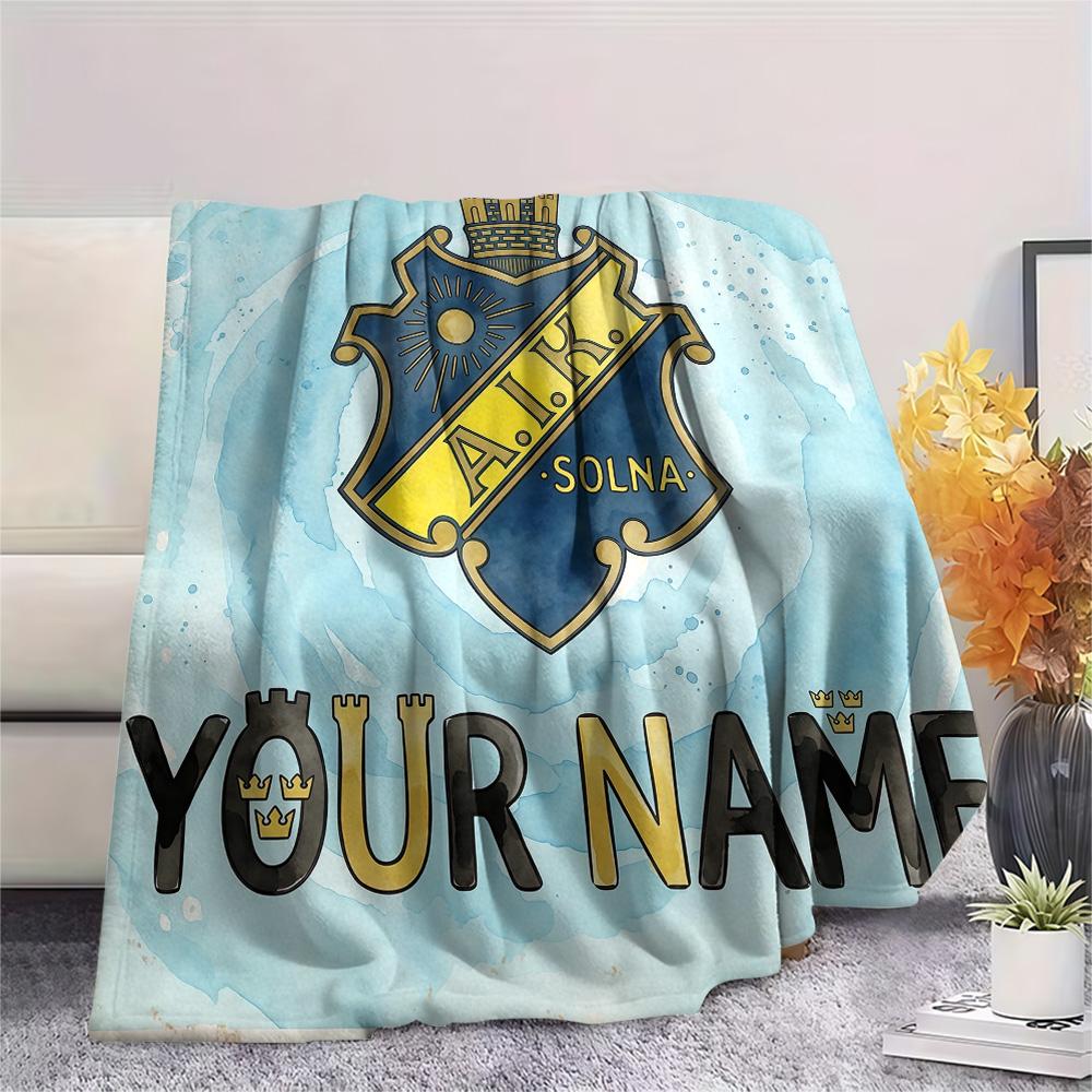 Custom Name AIK2 Flannel Blanket, High quality Comfortable for All Seasons, Home Decor, Warmth and Comfort