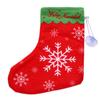 Christmas Stocking Decoration Snowman Small Bell Christmas Eve Children's Candy Gift Bag 6pc