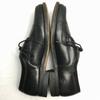 60s Vintage DEAUVILLE Rare CORFAM Leather U-Tip Business Shoes Black size 9 26.5-27.0(USED)