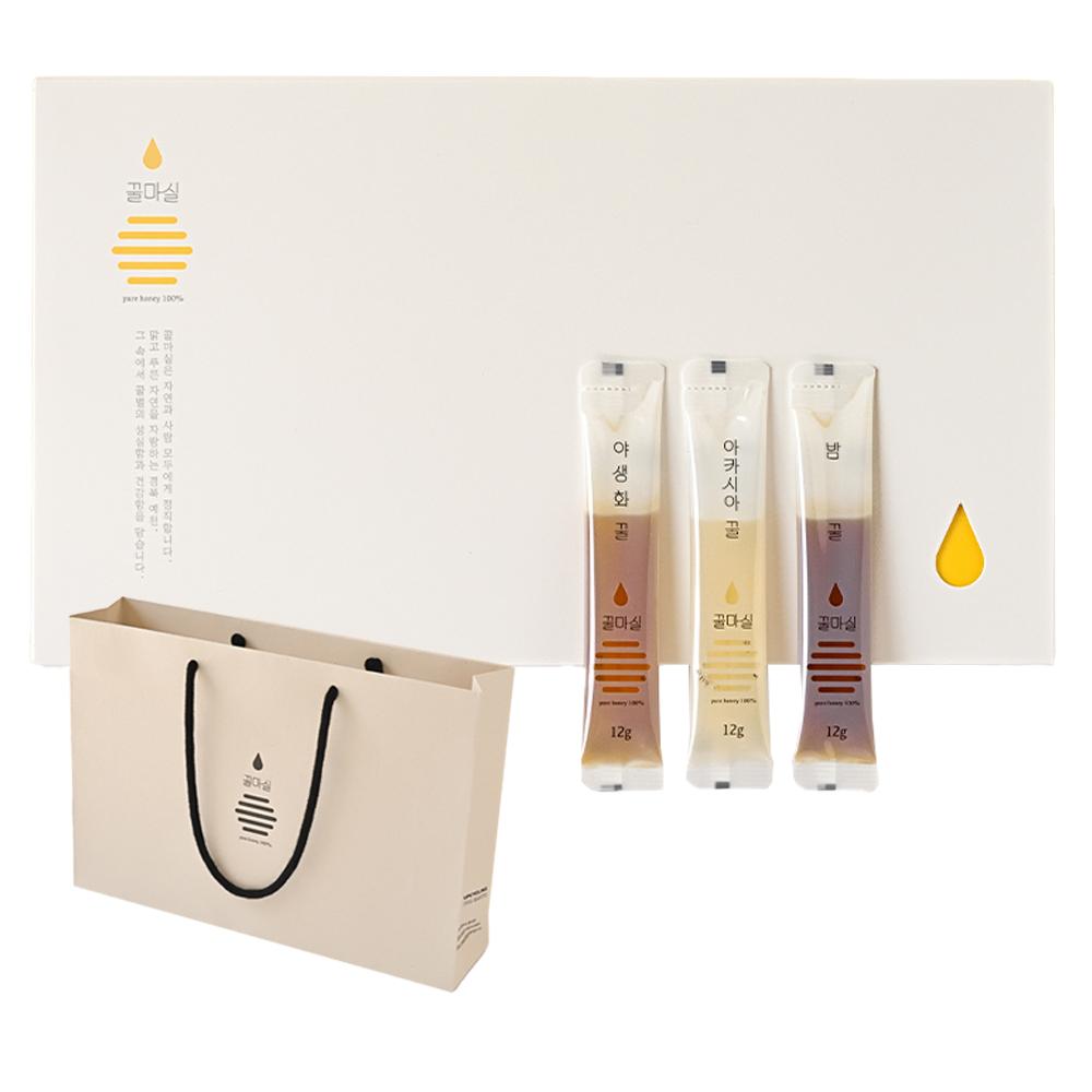 Honey Masil Honey Stick No. 1 3-Type Mixed Gift Set 360g 1 Set