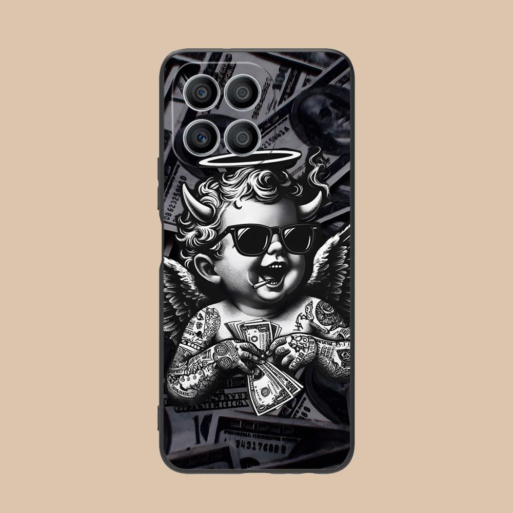 USD Dollar Matte TPU Mobile Phone Case for Honor 90 80 70 60 50 30 20 10 9 8 7 Pro S SE Lite 5G Colorful Printing Cover