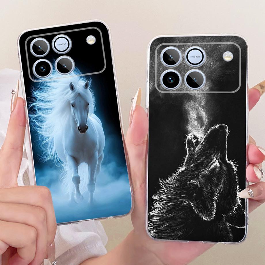 Flower Cartoon Fashion Design Phone Case For Honor Win AAP-AN00 Funda Soft Liquid Silicone Shockproof Back Cover