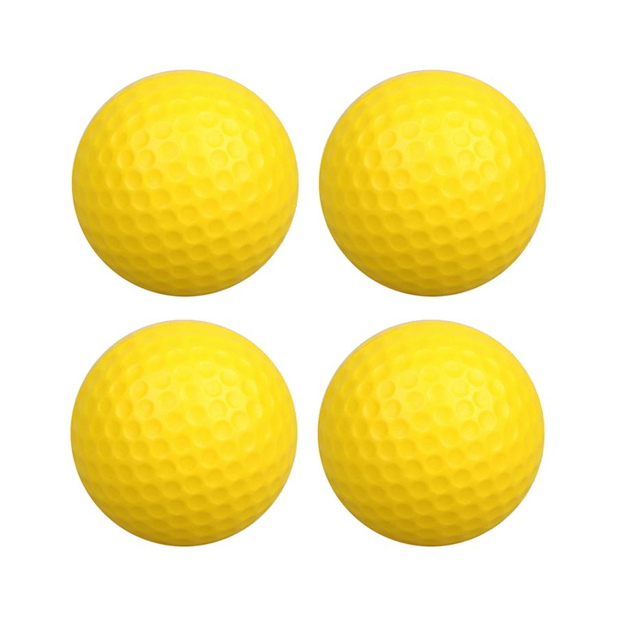 

4/20pcs Yellow PU Golf Ball Indoor Swing Practice Sponge Ball Outdoor Sports Portable Supplies for Daily Exercise XJM