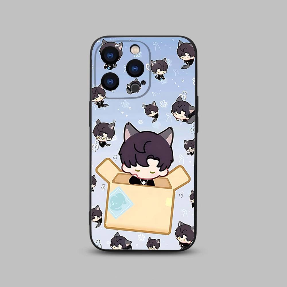 

L-Love and Deepspace Phone Case For iPhone 17,16,15,14,13,12,11,Pro,Max,Plus,X,XS,SE4,E,Mini,Soft Black Case iPhone15plus