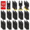10/20/30/50pcs Titanium Oscillating Saw Blades For Cutting Hard Material Metal Nails Wood And Plastic Oscillating Tool Blades