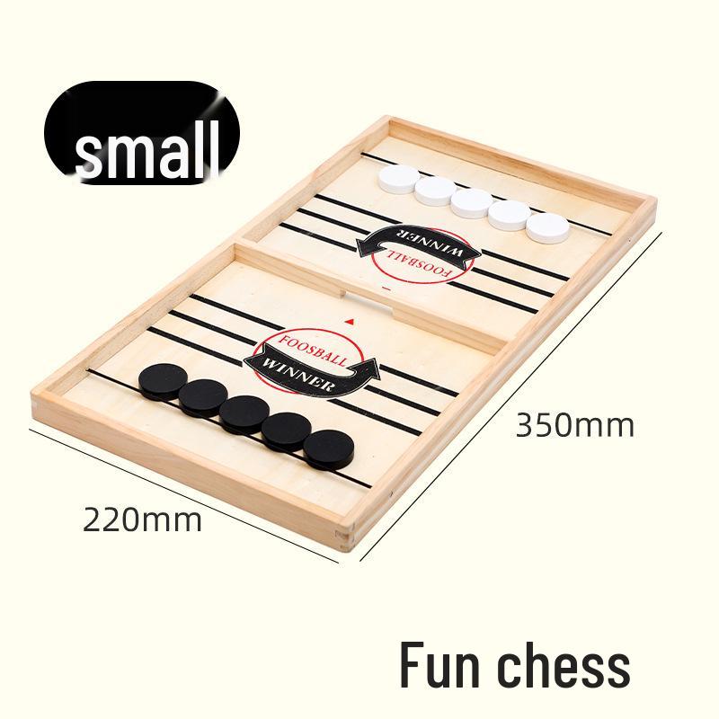 **Bouncing Ball Chess: Wooden Hand-Eye Coordination Board Game for Children & Parent-Child Interaction | Two-Player Battle**