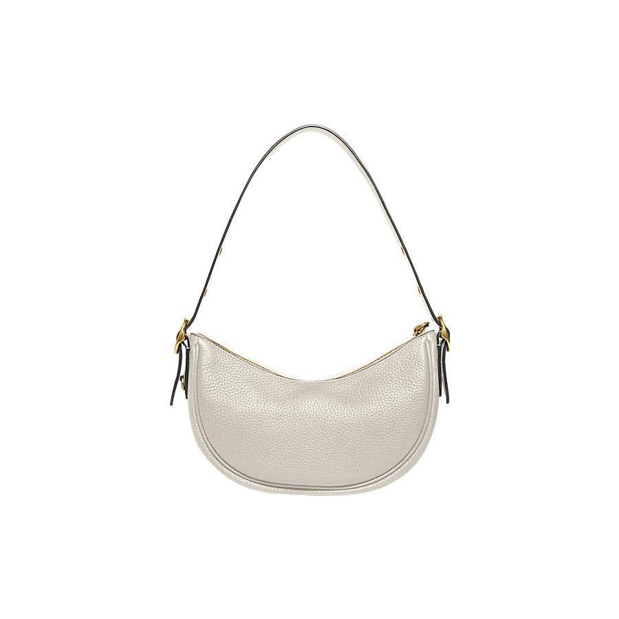 New COACH Luna Cow Leather Handbag Shoulder Bag Women's Chalk White CC439-B4HA