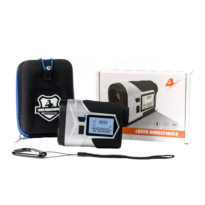 1200m USB Type-C Rechargeable Golf Laser Rangefinder with Slope Adjusted Flag-Lock Vibration Distance Meter