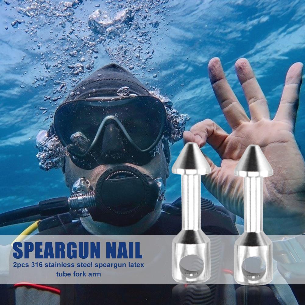 

2-10Pcs Stainless Steel Spear Band Wishbone Nail Fish Fork for Spearfishing Scuba Diving Fishing Tackle Tool Accessories Pesca spain