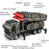 Large Alloy Missile Car Model Boy Rocket Cannon Can Fire Shells Military Model Tank Children Armored Car Toy Birthday Gift