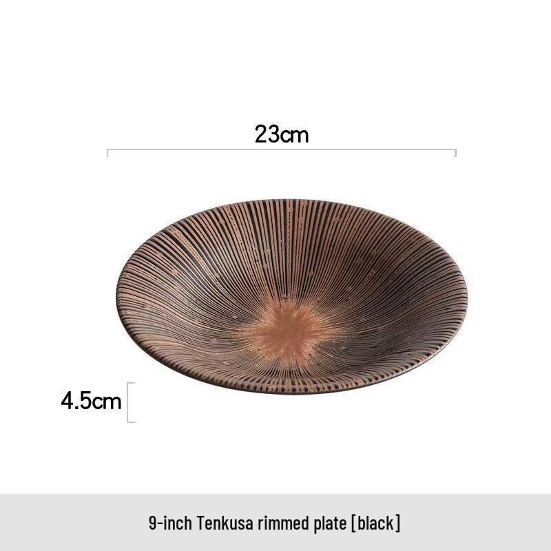 Japanese Retro Ceramic Dinner Plate