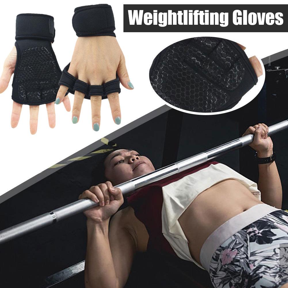 Gym Gewichtheben Handschuhe Für Männer Und Frauen Handgelenk Schutz Anti-slip Halb Finger Sport Horizontale Bar Ausrüstung Ausbildung Anti- d8I9