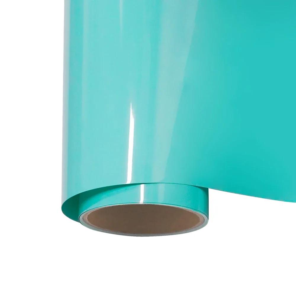 Glossy Light Blue Bubble Free Vinyl Film Auto Decals Car Wrapping Film Car Sticker PET Sticker Car Accessories Exterior Interior