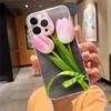 Phone Case For Iphone 17 Air 17 Pro Max 16 15 14 13 Pro Max 15 16 Pro 15Plus Tulips Flower Spring Field Red Pink Purple