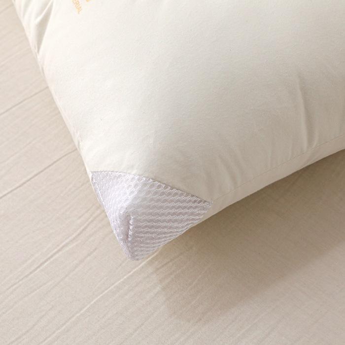 Pure Cotton Soybean Protein Fiber Pillow Core Home Use A Pair of Neck Protection Pillow Student Dormitories Hotels Comfortable