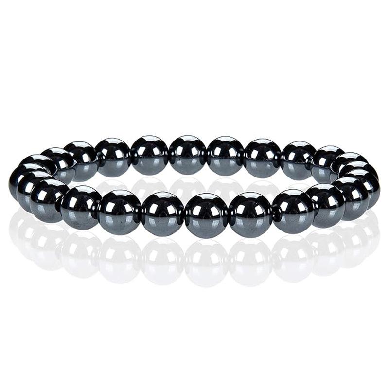 8mm Tiger Eye Crystal & Agate Beaded Bracelet - Handmade Elastic String