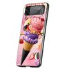 Eis-Hart-PC-Handyhülle Für Samsung Galaxy Z Flip 7 6 5 4 Schwarze Hülle Für Galaxy Z Flip 3 Faltbare Capas Fundas Coque Taschen