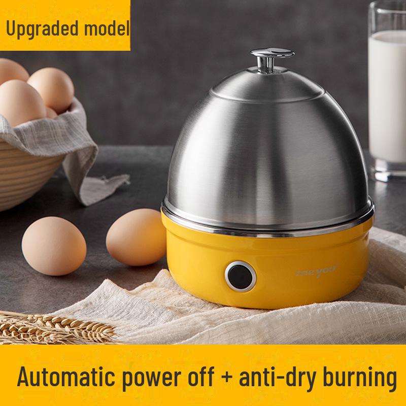 

Многофункциональная яйцеварка и пароварка Mingyou из нержавеющей стали 304 с функцией автоматического отключения. Vitality Yellow жёлтый