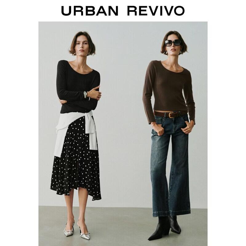 UR Women's Versatile Crewneck Knit Sweater