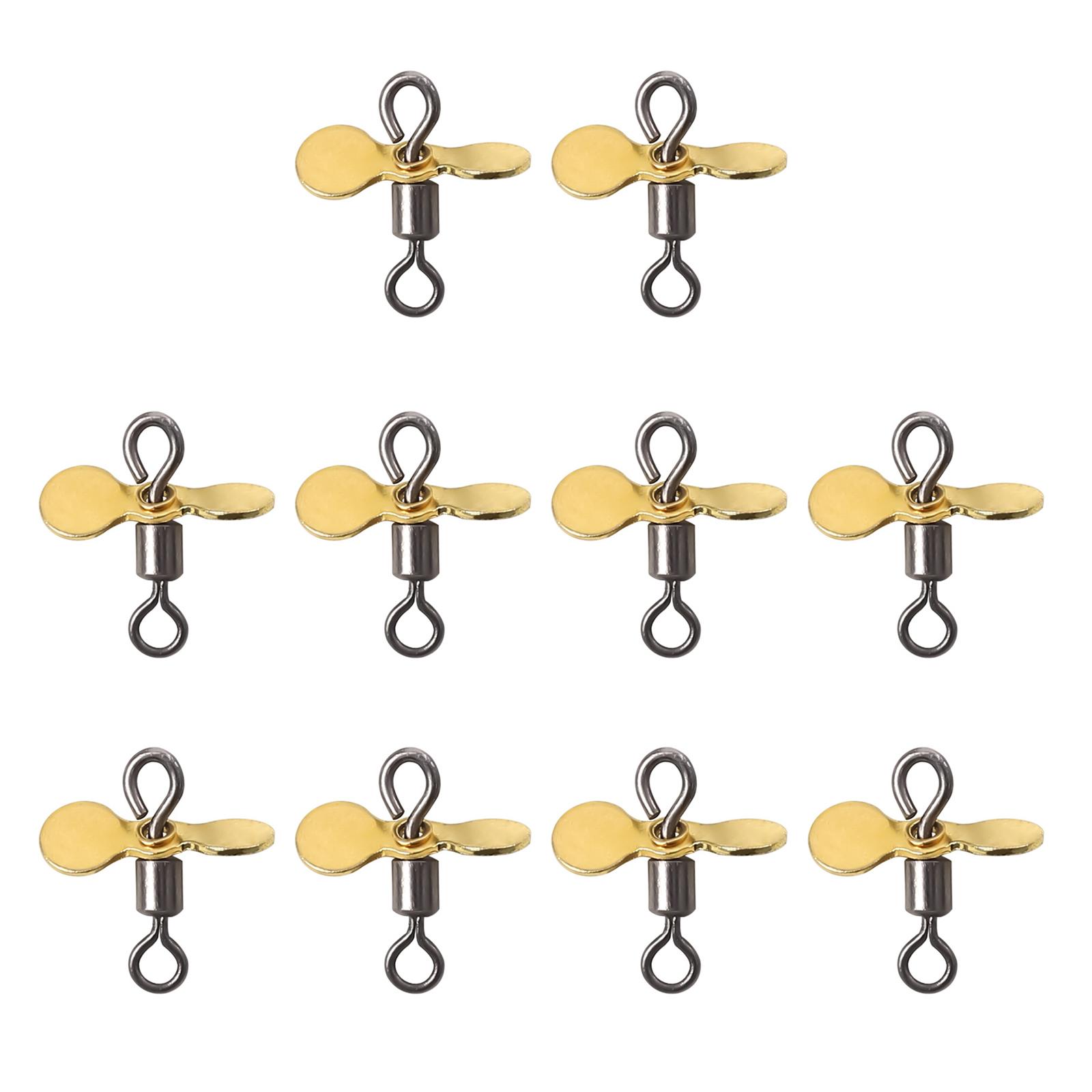 

10 шт. лопасти для ловли рыбы на поверхностную приманку для ловли рыбы, пропеллер для ловли рыбы на мушку, нержавеющая сталь, пропеллер для ловли рыбы на мушку, самодельная рыболовная приманка L золотой