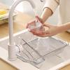 S/M/L Sink Drain Basket Stainless Steel Vegetable Tableware Holder Kitchen Draining Rack  Kitchen