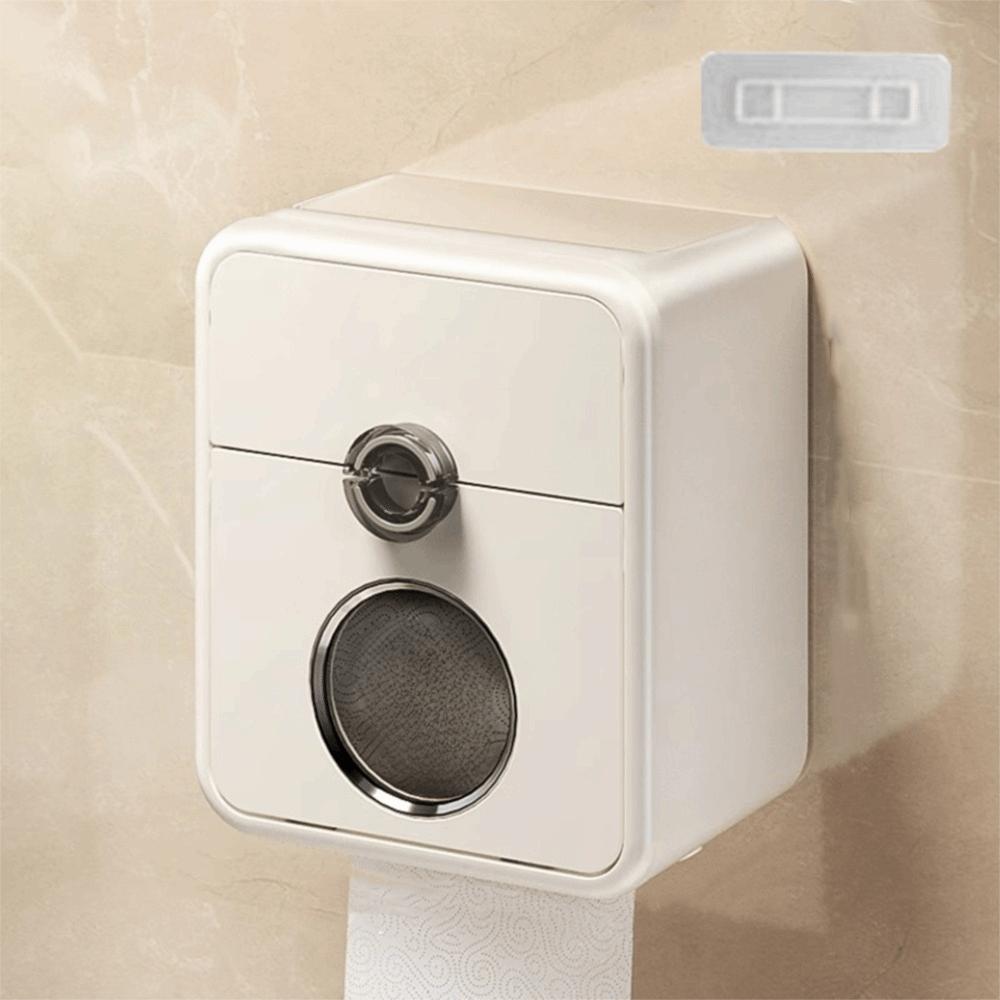 Wall Mounted Toilet Paper Storage Box Plastic Toilet Paper Holder Durable Paper Towel Box  Bathroom