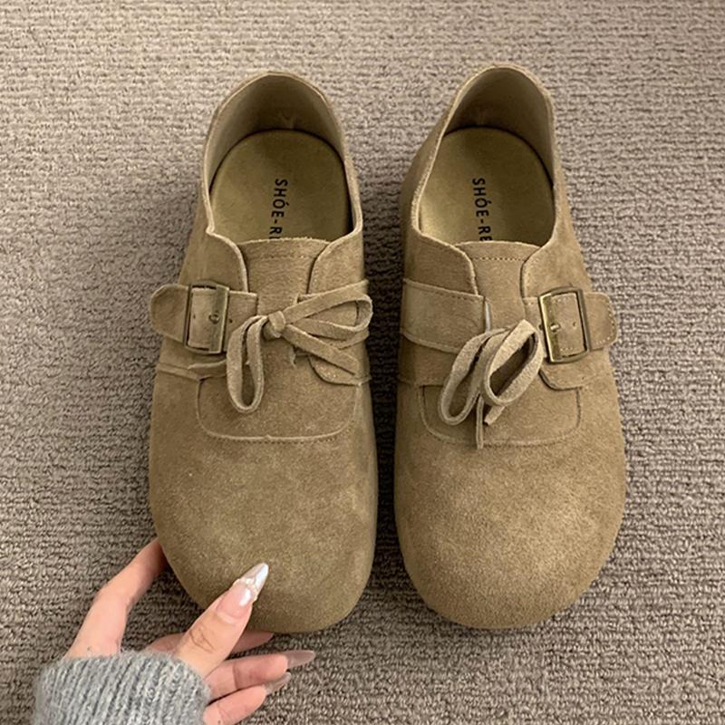 

Модные балетки Женские лоферы Замшевые туфли на шнуровке Дизайнерская обувь Модные удобные кроссовки 2025 Осень Повседневная обувь для ходьбы Платье Chaussure Femme 40 хаки