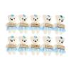 10pcs/set Plush Animal Mini Bear Flower Bouquet Foam Bear Cartoon Bouquet Doll  Girl Birthday Gift