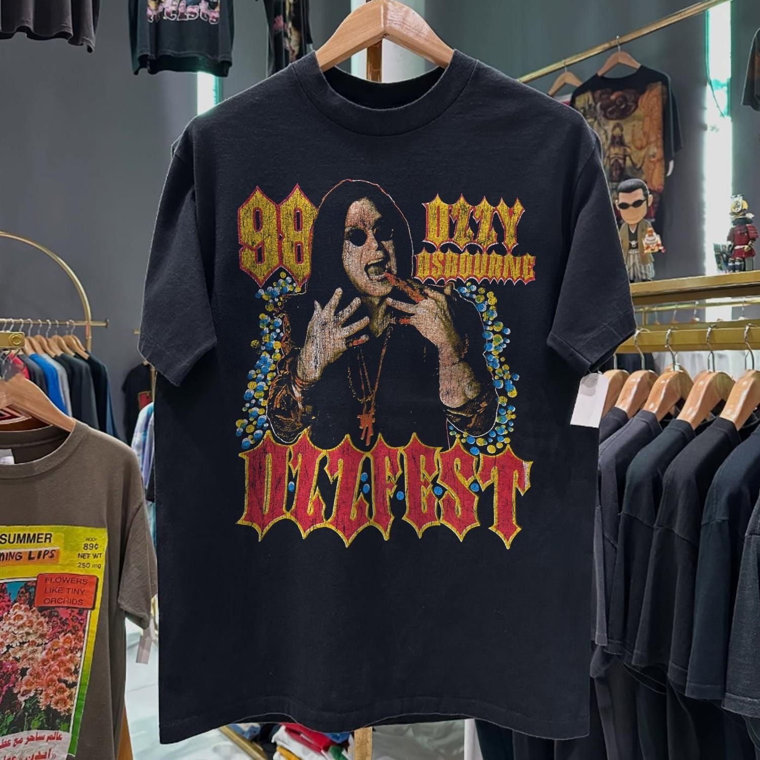 1998 Ozzfest Promo T-Shirt Black XXL 4XL