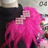 Bright Shining Gothic Women Natural Feather Epaulet Shrug Shoulder Strap for Halloween Carnival Costume Clothing Accessory