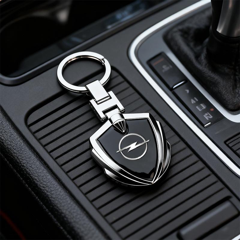 1/2pcs Car Keyring Holder Metal Keychain Ring Pendant For Opel Corsa Astra Insignia Vectra Zafira Meriva Mokka Grandland Vivaro
