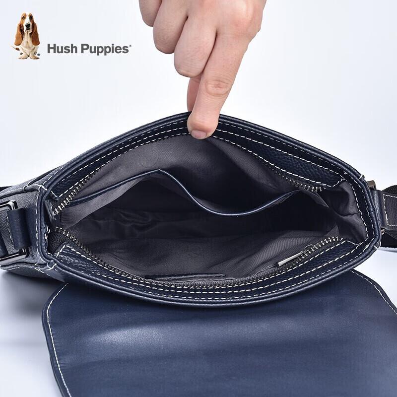 Hush Puppies Men's Leather Business Shoulder Bag