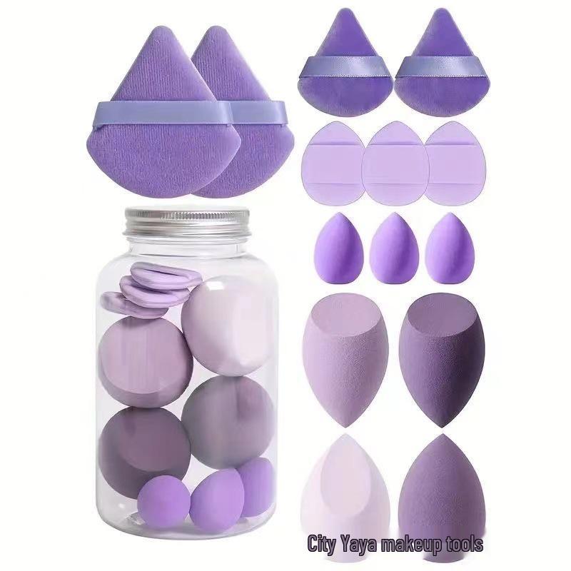 

Drift Bottle 14-Piece Super Soft Makeup Sponge Egg Set