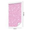 Glitter wallpaper, powder pink background, powder pink center, 50x1000