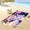 Genshin Impact Poster Print Beach Towel, Large Soft Quick Dry Towel for Beach Camping Swimming
