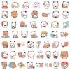 10/30/50/100pcs Kawaii Cartoon Bubu and Dudu Stickers Cute Bear Couple Decal DIY Laptop Motorcycle Phone Case Waterproof Sticker