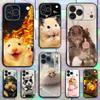 Cute M-Mouse Rat Hamster Phone Case For iPhone 17,16,15,14,13,12,11,X,XR,XS,Plus,Mini,Pro,Max Soft Black Shockproof Cover