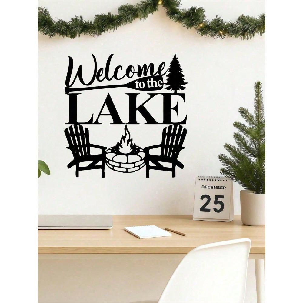 Metal Wall Art Decor Modern Living Room Indoor Sculpture